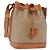 Céline Borsa a Spalla CELINE in Tela Macadam PVC Beige Oro Auth 188399 D'oro