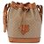 Céline Borsa a Spalla CELINE in Tela Macadam PVC Beige Oro Auth 188399 D'oro - vista 13