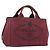 Borsa a mano PRADA Canapa PM in tela Bordeaux Auth 188079 Bordò