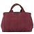 Borsa a mano PRADA Canapa PM in tela Bordeaux Auth 188079 Bordò - vista 2