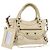 BALENCIAGA Borsa The First in pelle 2way Avorio 103208 Auth 187956V Crudo
