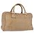 LOEWE Anagram Amazonas Hand Bag Pelle Beige Oro Auth bs35616 D'oro