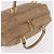 LOEWE Anagram Amazonas Hand Bag Pelle Beige Oro Auth bs35616 D'oro - vista 6