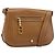 Borsa a tracolla Christian Dior in pelle marrone oro Auth hk3803 D'oro