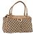 Borsa GUCCI GG Canvas Abbey Beige Oro 189831 Auth ka4927 D'oro
