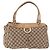 Borsa GUCCI GG Canvas Abbey Beige Oro 189831 Auth ka4927 D'oro - vista 13
