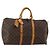 LOUIS VUITTON Monogram Keepall 50 Boston Bag M41426 LV Auth 187419A Monogramma
