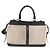 Céline Borsa CELINE Cabas De France in tela e pelle 2way Beige Oro Auth 188436 D'oro - vista 2