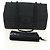 CHANEL Choco Bar Chain New Travel Line Bag Canvas Black CC Auth 187224SAV Nero - vista 12