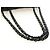 CHANEL Choco Bar Chain New Travel Line Bag Canvas Black CC Auth 187224SAV Nero - vista 7