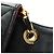 CHANEL Borsa a Spalla Chain Matelasse in Pelle di Agnello Nera e Oro CC Auth 187203SAV Nero D'oro - vista 22