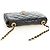 CHANEL Borsa a Spalla Chain Matelasse in Pelle di Agnello Nera e Oro CC Auth 187203SAV Nero D'oro - vista 6