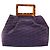 BALENCIAGA Handtasche Wildleder Violett Silber Auth yk20590 - Ansicht 13