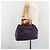 BALENCIAGA Handtasche Wildleder Violett Silber Auth yk20590 - Ansicht 22