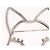Spilla CHANEL metallo Silver tone CC Auth 189215M - vista 15