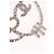 Spilla CHANEL metallo Silver tone CC Auth 189215M - vista 7