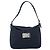Borsa a tracolla FENDI Mamma Baguette in tela blu navy e argento Auth 187955V - vista 13