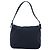 Borsa a tracolla FENDI Mamma Baguette in tela blu navy e argento Auth 187955V - vista 2