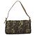 FENDI Zucca Canvas Mamma Baguette Shoulder Bag Black Gold Brown Auth 187451SM Marrone Nero D'oro - vista 2