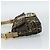 FENDI Zucca Canvas Mamma Baguette Shoulder Bag Black Gold Brown Auth 187451SM Marrone Nero D'oro - vista 3