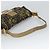 FENDI Zucca Canvas Mamma Baguette Shoulder Bag Black Gold Brown Auth 187451SM Marrone Nero D'oro - vista 7
