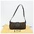 FENDI Zucca Canvas Mamma Baguette Shoulder Bag Black Silver Brown Auth 187689SAM Castaño Negro Plata - vista 12