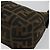 FENDI Zucca Canvas Mamma Baguette Shoulder Bag Black Silver Brown Auth 187689SAM Castaño Negro Plata - vista 17