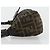 FENDI Zucca Canvas Mamma Baguette Shoulder Bag Black Silver Brown Auth 187689SAM Castaño Negro Plata - vista 4