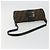 FENDI Zucca Canvas Mamma Baguette Shoulder Bag Black Silver Brown Auth 187689SAM Castaño Negro Plata - vista 7