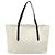 Jimmy Choo Studs Tote Bag Leder Weiß Silber Auth BA13552 - Ansicht 2