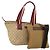 Salvatore Ferragamo Gucci GG Canvas Sherry Line Bag Nylon 2 Set Auth ar13970 Beige