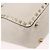 VALENTINO Studs Tote Bag Leder 2way White Gold Auth BA13505 Weiß Golden - Ansicht 17