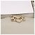 VALENTINO Studs Tote Bag Leder 2way White Gold Auth BA13505 Weiß Golden - Ansicht 20