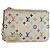 LOUIS VUITTON Monogram Multicolor Pochette Cles NM Purse M93734 Auth 187314 White