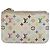 LOUIS VUITTON Monogram Multicolor Pochette Cles NM Purse M93734 Auth 187314 White - view 13