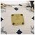 Borsa MCM Vicetos Logogram in PVC e pelle 2way White Gold Auth 188210 Bianco D'oro - vista 12