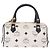 Borsa MCM Vicetos Logogram in PVC e pelle 2way White Gold Auth 188210 Bianco D'oro - vista 2