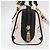 Borsa MCM Vicetos Logogram in PVC e pelle 2way White Gold Auth 188210 Bianco D'oro - vista 4