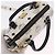 Borsa MCM Vicetos Logogram in PVC e pelle 2way White Gold Auth 188210 Bianco D'oro - vista 6