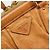 Borsa a Spalla PRADA in Pelle 2way Marrone Oro Auth 186428V D'oro - vista 18