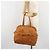 Borsa a Spalla PRADA in Pelle 2way Marrone Oro Auth 186428V D'oro - vista 26