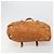 Borsa a Spalla PRADA in Pelle 2way Marrone Oro Auth 186428V D'oro - vista 5