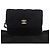 CHANEL Matelasse Chain Shoulder Bag Canvas Black Gold CC Auth bs35695SAM Nero D'oro - vista 12