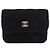 CHANEL Matelasse Chain Shoulder Bag Canvas Black Gold CC Auth bs35695SAM Nero D'oro - vista 13