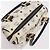 Borsa Boston MCM Vicetos Logogramma PVC Pelle 2way White Gold Auth 188869 Bianco D'oro - vista 6