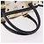 Borsa Boston MCM Vicetos Logogramma PVC Pelle 2way White Gold Auth 188869 Bianco D'oro - vista 7