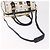 Borsa Boston MCM Vicetos Logogramma PVC Pelle 2way White Gold Auth 188869 Bianco D'oro - vista 9