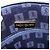 Borsa a mano SAINT LAURENT in pelle blu navy e oro Auth 188373 D'oro - vista 11