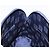 Borsa a mano SAINT LAURENT in pelle blu navy e oro Auth 188373 D'oro - vista 17