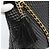 BALLY Chain Shoulder Bag Leder Schwarz Gold Auth 188542 Golden - Ansicht 17